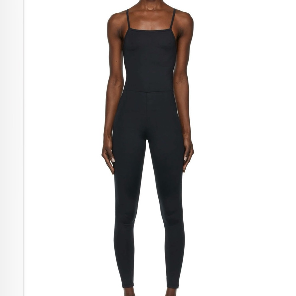 Girlfriend Collective Black Cami Unitard